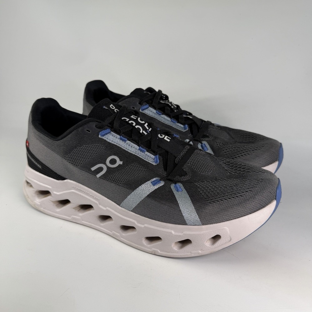 On Running Cloudeclipse Running Shoes Men's 13 Black Blue Maximalist Cloud Tec